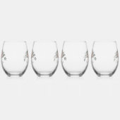 Blush Rose “Cheers to Love” Wijnglas Zonder Voet (Links)