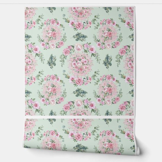 Blush Rose Harmony Behang (Afrollen)