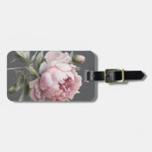 Blush Rose Luggage Tag — Lumina & Ash Collection Bagagelabel (Voorkant horizontaal)