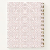 Blush Rose Pattern Journal | Custom Title & Name Notitieboek (Achterkant)