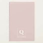 Blush Rose Personalized 2026 Planner (Voorkant)