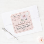 Blush Rose Shampoo Bar Etiket (Envelop)