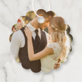 Blush Rose-Themed Elegant Wedding Bedankjes Labels (Achterkant)