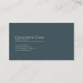 Blush Rose Twilight Mountain Crescent Moon Visitekaartje (Achterkant)