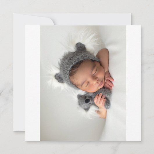 Blush Roses Baptisme Invitation (Achterkant)