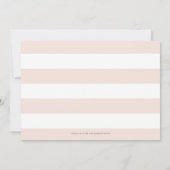 Blush Roses Bat Mitzvah Kaart (Achterkant)