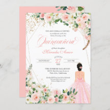 Blush Roses Floral Quinceanera Celebration in