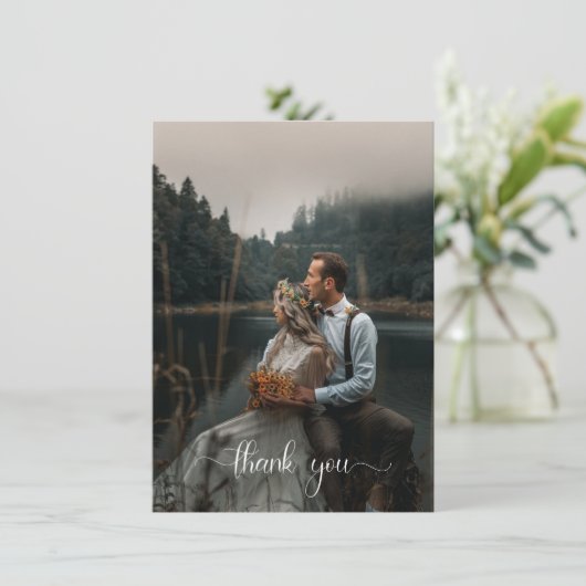 Blush Roses Hummingbird Sage Greenery Foto Kaart (Staand voorkant)