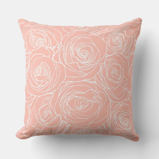 Blush Roses Pillow Kussen (Voorkant)