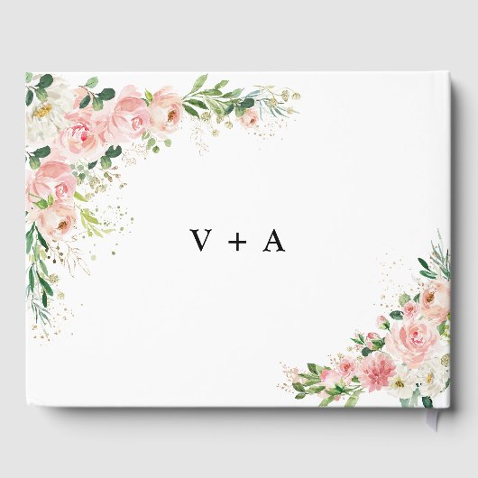 Blush Roses Weddenschap Book Gastenboek (Achterkant)