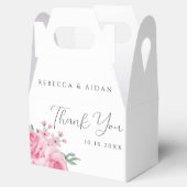 Blush Roses Wedding Favor Boxes Bedankdoosjes (Geopend)