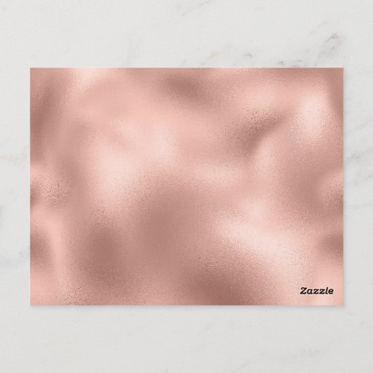Blush roze 1e verjaardag Dank u Briefkaart (Achterkant)