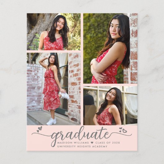 Blush Roze 4 Het Manuscript van het Afstuderen van (Voorkant)