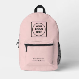 Blush Roze | Aangepast Zakelijk Logo Professioneel Bedrukte Rugzak