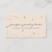 Blush roze Accessoires Parellegante juwelen Visitekaartje (Voorkant)