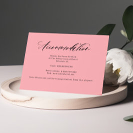 Blush Roze Accommodatie Behuizing Kaart