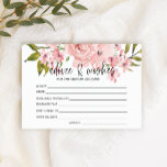 Blush roze advies goed wust bruiloft briefpapier<br><div class="desc">Zachte waterverf,  roze rozen. Coördinatie terug. Overeenkomende objecten om je collectie te voltooien zijn beschikbaar in onze Zazzle winkel!</div>