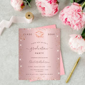 Blush roze afstudeerfeest