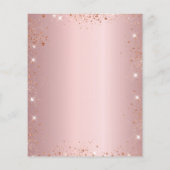 Blush roze afstudeerfeest (Achterkant)