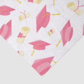 Blush Roze Afstuderen Thema Tissuepapier (Detail)