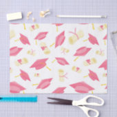 Blush Roze Afstuderen Thema Tissuepapier (Craft)