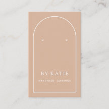 Blush Roze Arch Business Earling Display Card