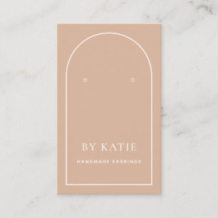 Blush Roze Arch Business Earling Display Card Visitekaartje