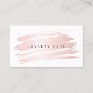 Blush roze as Brow Makeup Artist Klantenkaartje