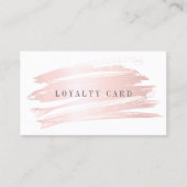 Blush roze as Brow Makeup Artist Klantenkaartje (Voorkant)