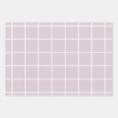 Blush Roze Baby shower Ooievaar Levering Monogram Inpakpapier Vel (Voorkant 3)