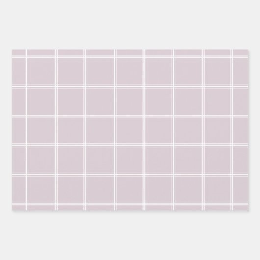 Blush Roze Baby shower Ooievaar Levering Monogram Inpakpapier Vel (Voorkant 3)