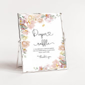 Blush roze baby shower voor de druppelhandel in wi poster