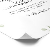 Blush roze baby shower voor de druppelhandel in wi poster (Hoek)