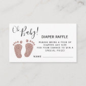 Blush roze Baby ventiel Informatiekaartje (Voorkant)