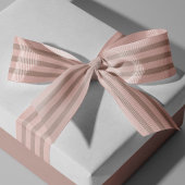 Blush roze beige stripes kleuren FFCEC7 en D6AEA3 Grosgrain Lint