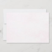 Blush Roze Bloemen Afternoon Tea Verjaardagsfoto Kaart (Achterkant)