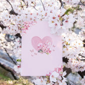 Blush Roze Bloemen Baby in Bloom Meisje Baby showe Kaart