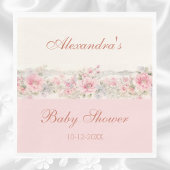  Blush Roze Bloemen Baby shower Shabby Chic Servet