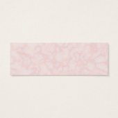 Blush Roze Bloemen Bruiloft Website Bijlage Mini Visitekaartjes (Achterkant)