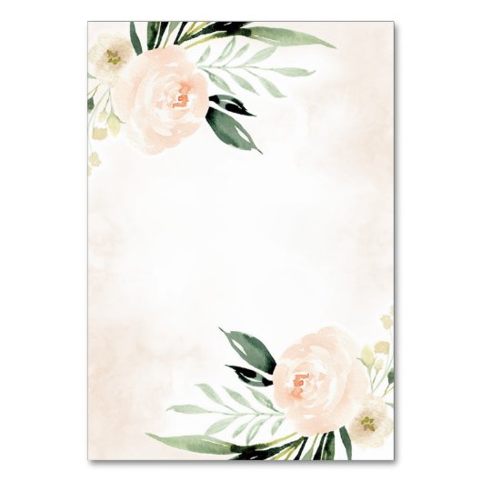 Blush Roze Bloemen Champagne Bruiloft Behuizing Ka Kaart (Achterkant)