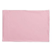  Blush roze bloemen geïllustreerd patroon Kussensloop (Achterkant-Links)