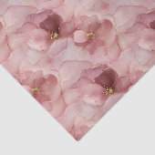 Blush roze bloemen verjaardag tissuepapier (Detail)