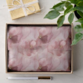 Blush roze bloemen verjaardag tissuepapier (Geschenk)