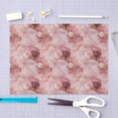 Blush roze bloemen verjaardag tissuepapier (Craft)