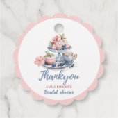 blush roze bloemenbruids theefeest bedankjes labels (Achterkant)