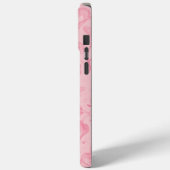 Blush Roze  Bloempatroon Elegant Romantisch Case-Mate iPhone Case (Achterkant / Links)