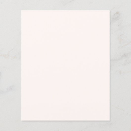 Blush roze boog bloemen verjaardag uitnodiging (Achterkant)