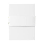 Blush roze botanische bruiloft uitnodigingen wikkel (Achterkant Voorbeeld)