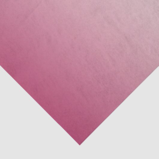 Blush Roze Bourgondië Ombre Tissuepapier (Detail)