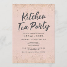 Blush Roze bridal Shower Invitation